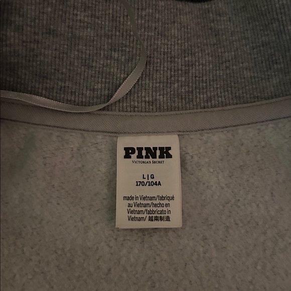PINK Victoria's Secret Light Gray Bolero - Picture 2 of 3
